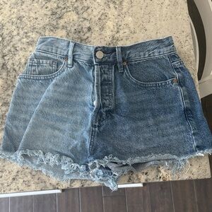 PacSun two-toned Blue Jean Shorts